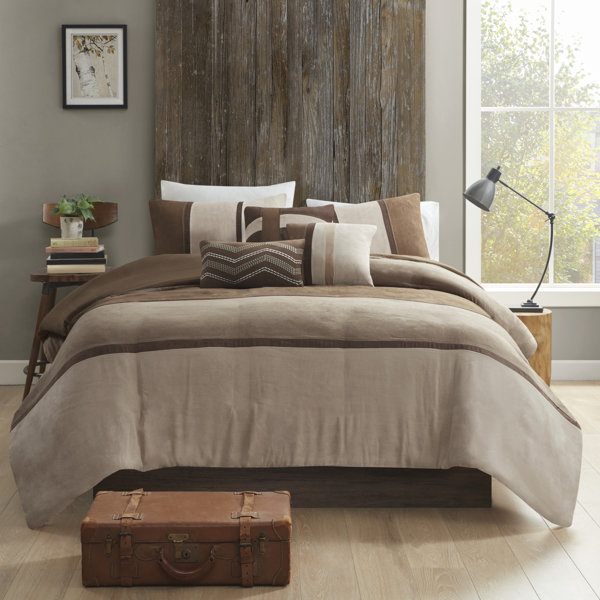 Madison Park Palisades Microfiber Reversible 6 Piece Duvet Cover Set